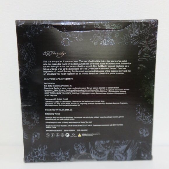 ED HARDY Eucalyptus & pine Fragrance 4PCS Gym Essentials GIFT SET - Picture 6 of 6